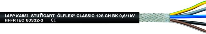 Кабель ÖLFLEX CLASSIC 128 CH BK 0,6/1 kV 5G4 1123583 - Зображення 2