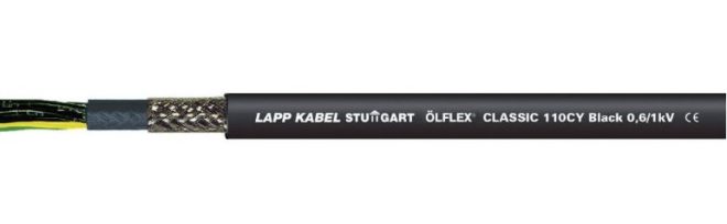 Кабель OLFLEX CLASSIC 110 CY BK 0.6/1KV 4X0.75 1121236