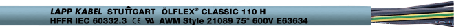Кабель OLFLEX CLASSIC 110 H 5G0.5 N 10019905 - Зображення 3