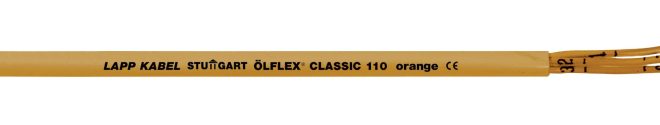 Кабель OLFLEX CLASSIC 110 ORANGE 4G1.5 0019718